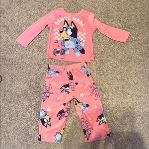 Dance Mode Kids Pajama Set - Pink